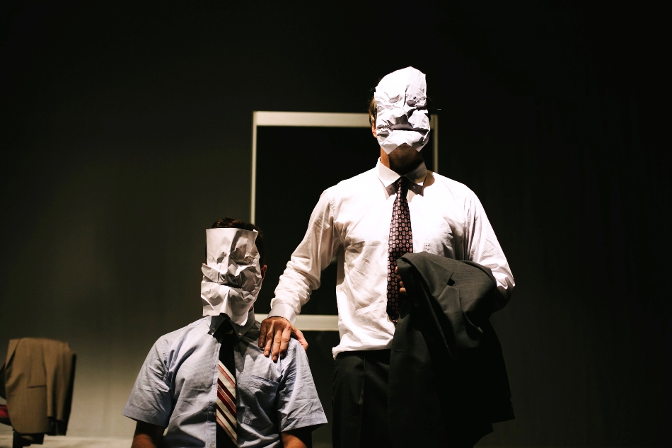 Image of two actors from Cockfight